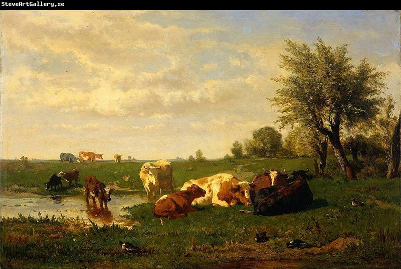 Gerard Bilders Cows in the meadow